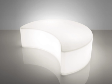 MOON - With light polyethylene pouf by SLIDE - view 2