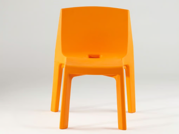Q4 - Stackable polyethylene chair by SLIDE - view 2