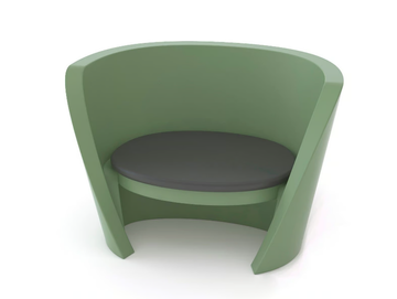 RAP CHAIR - Garden polyethylene guest chair by SLIDE - view 2