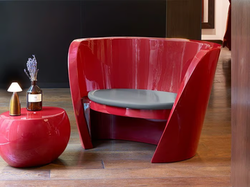 RAP CHAIR - Garden polyethylene guest chair by SLIDE - view 3