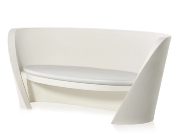 RAP - 2 seater polyethylene garden sofa by SLIDE - view 2