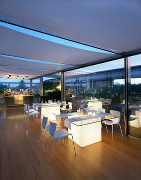 SQUARE - Square with light polyethylene table by SLIDE - view 3