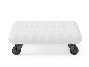 TEA TIME - Swivel rectangular polyurethane coffee table by SLIDE - view 3