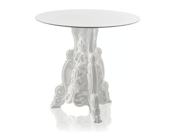 LORD OF LOVE - Round polyethylene garden table by SLIDE - view 2