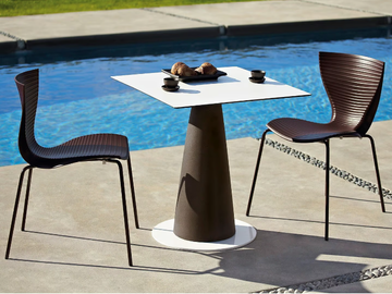 GLORIA - Stackable polypropylene chair by SLIDE - view 3