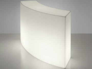 SNACK BAR - Illuminated outdoor polyethylene bar counter by SLIDE - view 2