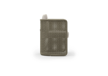 MIURA - Fabric garden chair with armrests by SNOC - view 3