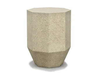 GEMMA - Octagonal Polystone garden side table by SNOC - view 2