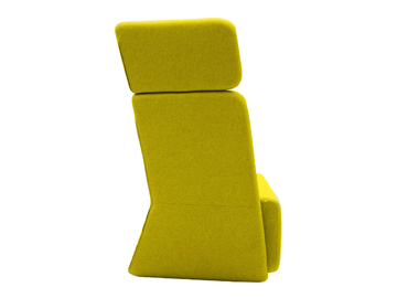 BASKET - Fabric armchair high-back by SOFTLINE - view 3