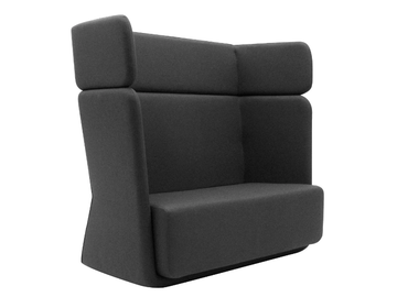 BASKET - Fabric small sofa high-back by SOFTLINE - view 2
