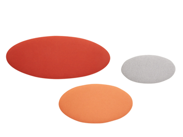 BON-BON - Oval fabric pouf by SOFTLINE - view 2