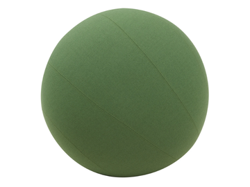 CUT - Upholstered round fabric pouf by SOFTLINE - view 3