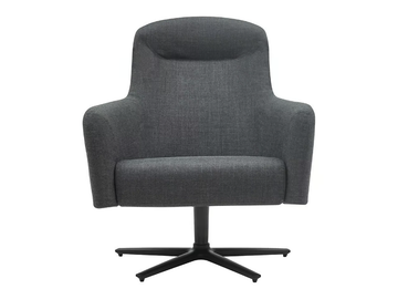HAVANA - Swivel armchair with armrests with 5-spoke base by SOFTLINE - view 3
