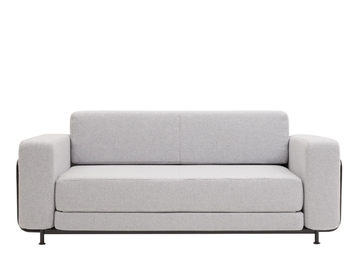 SILVER - 2 seater fabric sofa bed by SOFTLINE - view 3