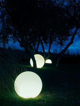 BALL - Resin floor lamp by SOVIL - view 3