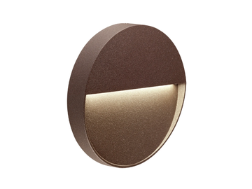 GEO ROUND - Die cast aluminium outdoor wall lamp / steplight by SOVIL - view 2