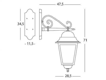 MITO 581 - Die cast aluminium outdoor wall lamp by SOVIL - view 3