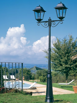 MITO 987 - Lantern die cast aluminium garden lamp post by SOVIL - view 3