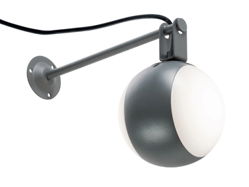 WORLD - Outdoor LED wall light in aluminum and opal resinOutdoor LED by SOVIL - view 2