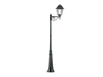 MITO 991 - Lantern die cast aluminium garden lamp post by SOVIL - view 2