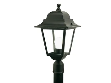 QUADRATA 401 - Lantern die cast aluminium garden lamp post by SOVIL - view 2