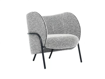 ROYCE - Fabric armchair with armrests by SP01 - view 2