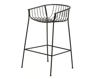 JEANETTE - Steel stool with armrests by SP01 - view 2