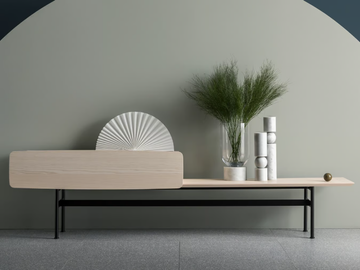 YEE - COMPOSITION E - Ash sideboard with flap doors by SP01 - view 2