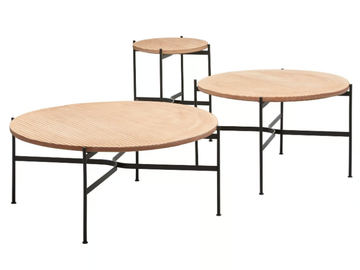 JEANETTE - Low round terracotta coffee table by SP01 - view 2