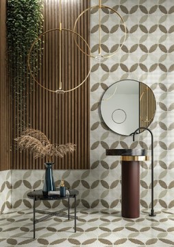 GEO BEIGE - Indoor/outdoor glass mosaic by STON - view 3
