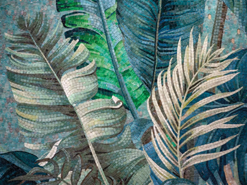 GREEN HEAVEN - Indoor/outdoor glass mosaic by STON - view 2