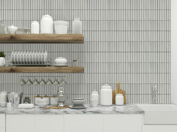 KITKAT F - Glazed stoneware mosaic by STON - view 2