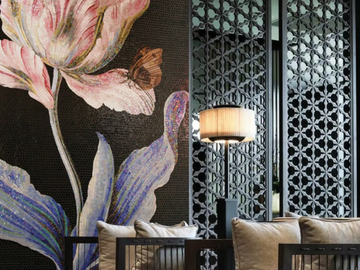 LIVING TULIP - Indoor/outdoor glass mosaic by STON - view 2