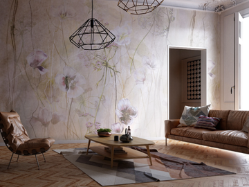 IN BLOOM - Ecological wallpaper with floral pattern by STYL’EDITIONS - view 2