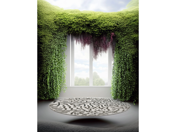 COUNTDOWN - Round polyester fibre rug by STYL’EDITIONS - view 2