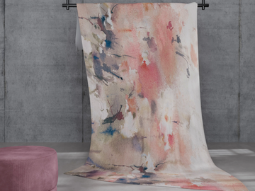 MAGGIO - Rectangular polyester fibre rug with floral pattern by STYL’EDITIONS - view 3