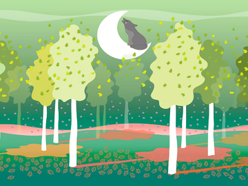 AUTUNNO - Landscape kids wallpaper by STYL’EDITIONS - view 2