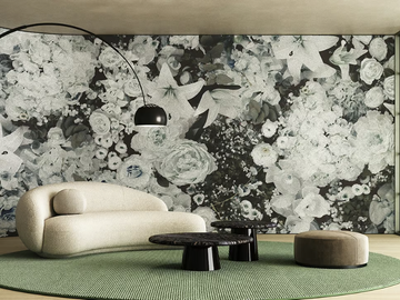 BOUQUET - Wallpaper with floral pattern by STYL’EDITIONS - view 2