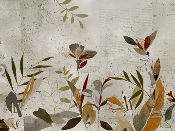 DE-COLLAGE - Wallpaper with floral pattern by STYL’EDITIONS - view 3