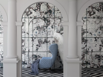 ESPLOSIONE - Trompe l'oeil wallpaper by STYL’EDITIONS - view 2