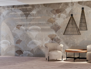 GINKGO - Ecological wallpaper with floral pattern by STYL’EDITIONS - view 2