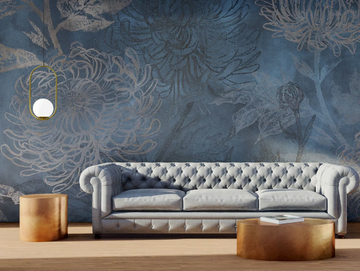 KIKU - Ecological wallpaper with floral pattern by STYL’EDITIONS - view 2