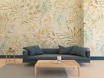 MAUI - Ecological wallpaper with floral pattern by STYL’EDITIONS - view 2