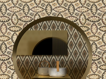 OCCHIO - Geometric wallpaper by STYL’EDITIONS - view 2