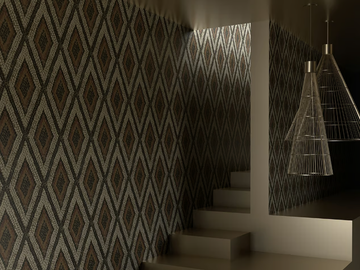 TRAME - Geometric wallpaper by STYL’EDITIONS - view 2
