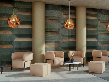 VOLUME - Ecological geometric wallpaper by STYL’EDITIONS - view 2