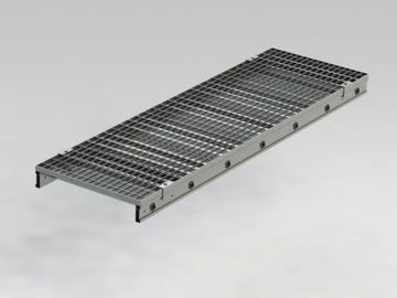 Aluminium suspended walkway - Security aluminium suspended walkway by SVELT - view 3