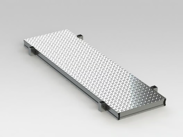 Aluminium suspended walkway - Security aluminium suspended walkway by SVELT - view 2
