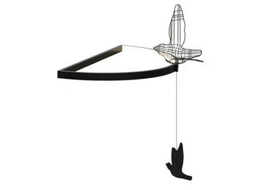 FLIGHT SHADOWS - LED powder coated steel wall lamp by SVITANOK - view 2