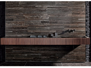 ADDA - Wall-mounted rectangular washbasin by Salvatori - view 2